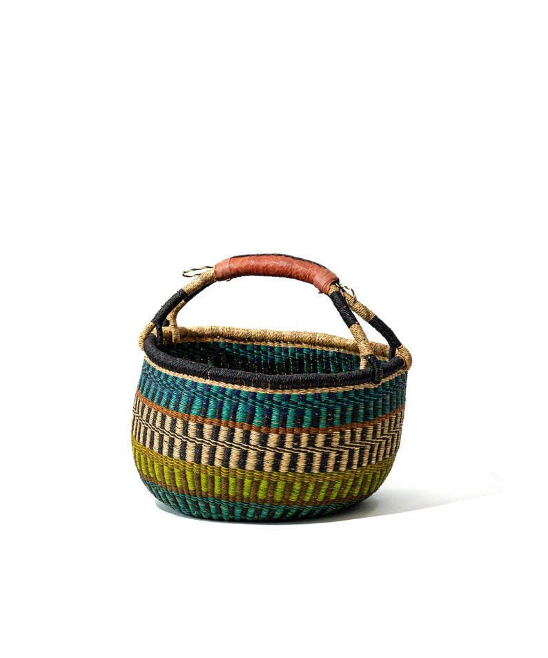 African Round Basket