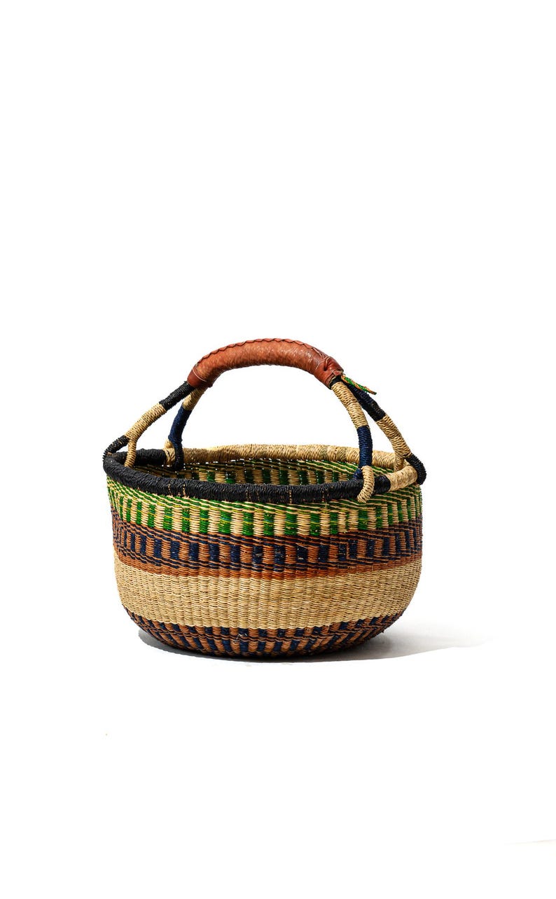 African Round Basket