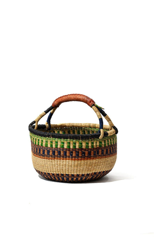 African Round Basket